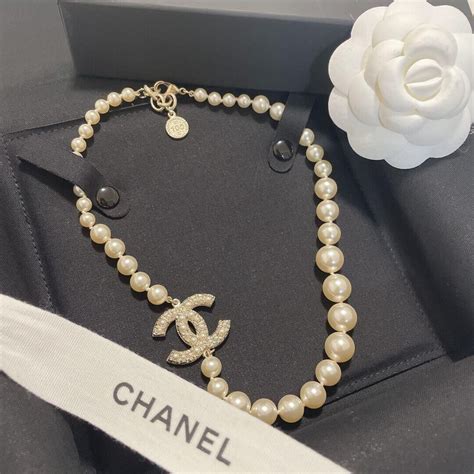 chanel 100th anniversary pearl necklace|chanel pearl cc 100th anniversary.